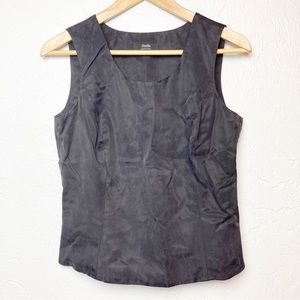 Zanella Tank Top made in Italy black sz 6